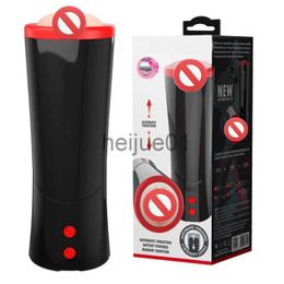 Masturbateurs Nouveau puissant électrique automatique télescopique anal mâle masturbateur voix réaliste chatte vagin masturbation tasse sex toy pour homme x0926