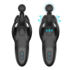 Masturbateurs Penis Retard Trainer Exerciseur Glans Stimulateur Masseur Mens Vibrateur Mâle Masturbateur Équipement Sex Toys Produits Pour Adultes Pour Hommes 230904