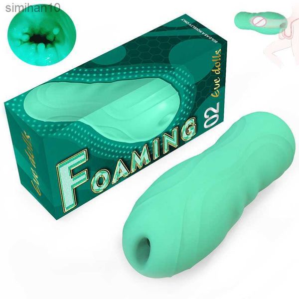 Masturbateurs Pocket Pussy Male Sex Toys Masturbateur Pour Hommes Blow Job Bâton Doux Masturbation Coupe Petit Sexe s Gland masturbation s Vagin L230518