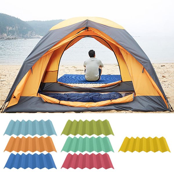 Estera de 180x60cm para acampar al aire libre, estera de espuma ultraligera para acampar, tienda de playa plegable, estera de Picnic, almohadilla para dormir, colchón de Camping impermeable