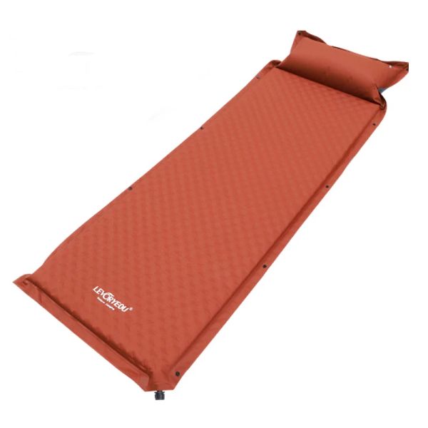 Tapis 1 personne épais 5 cm matelas autogonflable automatique coussin tente tapis de Camping lit confortable chauffage déjeuner repos touristique