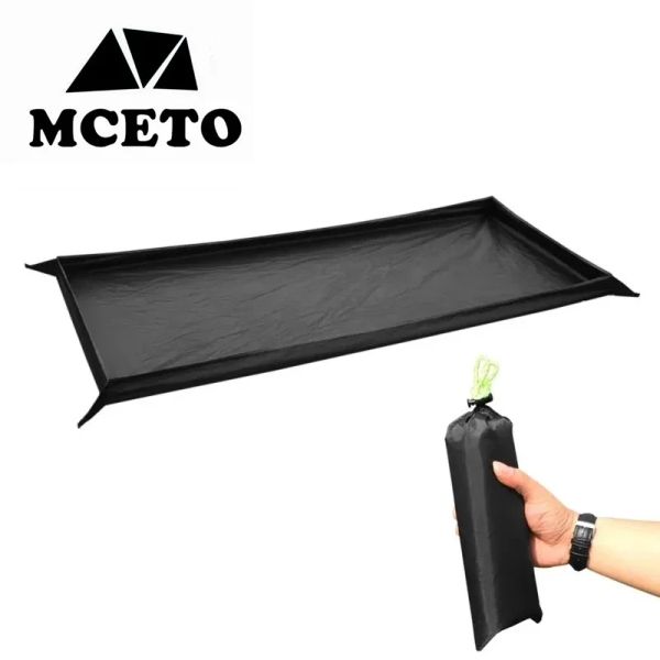 Mat 3D Mat de campamento Mat de picnic impermeable al aire libre 210D Oxford Bath Bathtuble Mat de la carpa Tarp Tarp Mat de playa 3 Tamaños