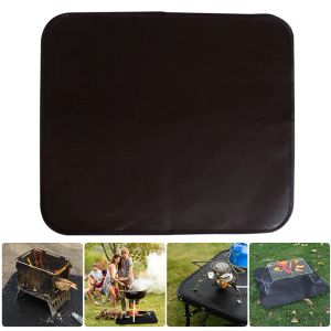 Mat à feu grillé Mat à chaleur Isolation de protection PAD POUR PIORNE SILICONE EN SILICONE COINÉE CHILL ÉQUIPEMENT BBQ MAT