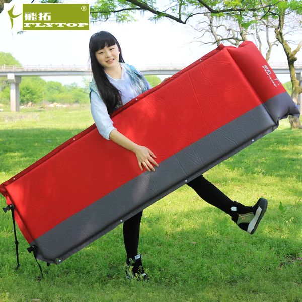 MAT FLYTOPAUTOMENT MATTENTS PLATIVATIONS pour personne célibataire, camping en plein air, pêche, tapis de plage (170 + 25) * 65 * 5cm, pavé de repos pour le déjeuner