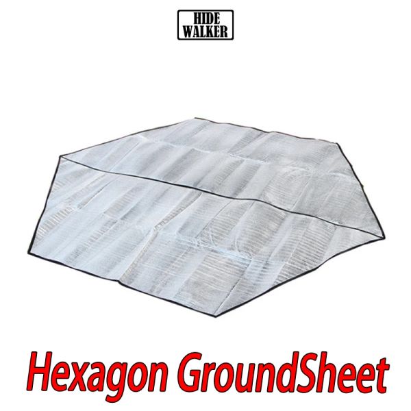 Tapis hexagonal en feuille d'aluminium, coussin résistant à l'humidité, imperméable, pour l'extérieur, tente, empreinte légère, tapis de sol de Camping, randonnée, tapis de couchage