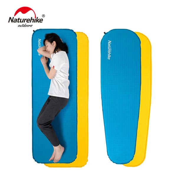 Mat Naturehike Camping Matelas allongé SelfIting Camping Mat de camping High Quality Sleeping Paddoor extérieur Randonnée