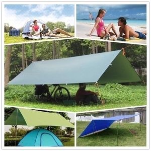 Tapis de tente extérieure, auvent, pare-soleil, abri contre la pluie, plage, Camping, pique-nique, tapis résistant à l'humidité, abri de survie, coupe-vent, pluie, mouche