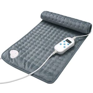 Tapis de physiothérapie, coussin chauffant, couverture électrique automatique, soulagement de la douleur, relaxation musculaire, thérapie thermique électrique à 4 niveaux pour le cou et l'abdomen