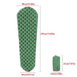 MAT ULTRALIGHT PORTABLE MUMMY TPU NYLON MATTRAL PLATSE DE TRAVAIS