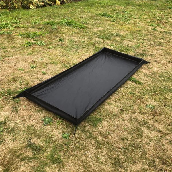 Estera impermeable para acampar, hoja 210d Oxford, baño, bañera, estera para el suelo, tienda ultraligera para exteriores, lona, Picnic en la playa