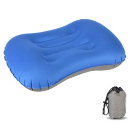 Tapis Zomake oreiller de Camp oreiller auto-agrippant oreiller de randonnée ultraléger à l'air voyage en plein Air Camping oreiller de couchage