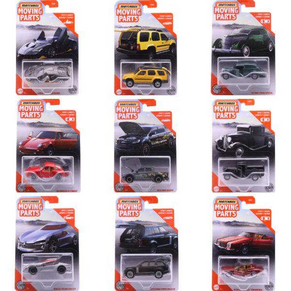 Matchbox Pièces mobiles 1:64 Buick Riviera Centenario Nissan Xterra Divco Milk Truck Tesla Model x Metal Diecast Car Model FWD28