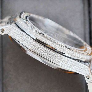 Gesloten met lmported volledig automatische mechanische heren Watch Sapphire krasbestendige spiegelglas horloges 40mm Montre de luxe ladiy nrl1