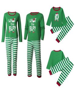 Bijpassende familiekledingsets 2019 Nieuwjaar Kerstpyjama's Bijpassende outfits voor gezinnen Moeder Dochter Vader Zoon Familie nachtkleding 4332082