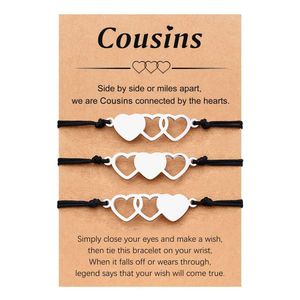 Matching Heart Distance armbanden vriendschapsgeschenk voor zusters beste vrienden neven en nichten