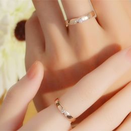 Bijpassende belofte ringen voor koppels Love You Forever Trouwringen Sets voor hem en haar Halve hartringen Messing Plating18K goud AAA Zirkoon verstelbare RING