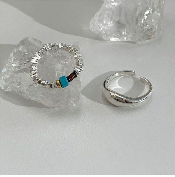 anillos a juego anillo vintage anillos de promesa para parejas anillo de lujo ligero anillos de clase anillos de diseñador unisex hombres mujeres anillos de plata del día de San Valentín para mujeres