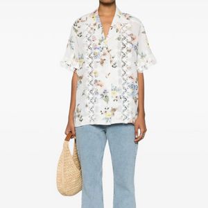 Matchmaker Beach Holiday Shirt Romantic Boemian Style Australia Designer merk Casual Top Shirt Sets Silk Linen Cotton Luxury Gift Verjaardag
