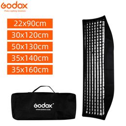 Materiaal Godox 22x90cm 30x120cm 50x130cm 35x140cm 35x160cm Portable Honeycomb Softbox Softbox Softbox met Bowens Mount voor studio -flitser