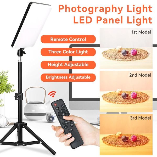 Matériel Led vidéo lumière Photo Studio Kits éclairage de photographie professionnel panneau d'éclairage à intensité variable Studio Photo pour Tiktok Live Stream