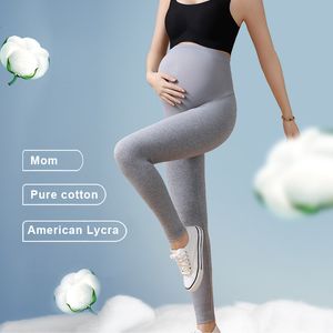 Maternity Bottoms High Waist pregnancy Leggings Skinny clothes for pregnant women Belly Support Knitted Leggins Body Shaper Trousers 230601