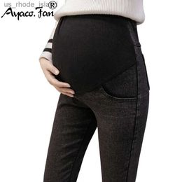 Bottnity Bottoms M-3xL Maternity Jeans pour les femmes enceintes Pantalons enceintes Vêtements de grossesse élastique printemps 2019 Nouveau pantalon de maternité mince plus Sizel2404