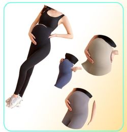 Pantalones de maternidad prendas de vestir exteriores pantalones deportivos de Yoga mallas de maternidad pantalón de soporte para el vientre ropa de mujer 2201698