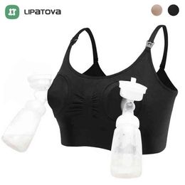 Soutien-gorge de maternité pour tire-lait, soutien-gorge d'allaitement spécial, vêtements de grossesse, soutien-gorge d'allaitement, peut porter toute la journée 211217