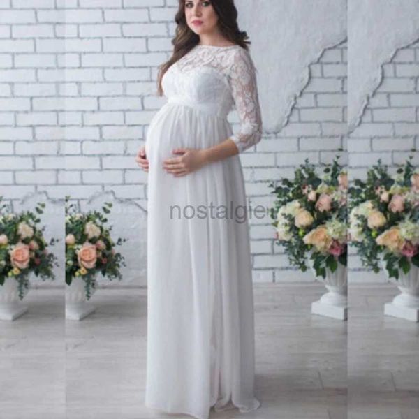 Robes de maternité crochet dentelle maternité photographie accessoires robes maternité photo shaterie cardigan robe grossesse femme robe longue 24412