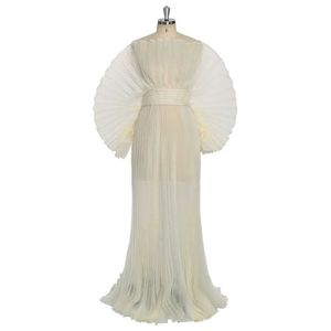 Robes de maternité Fashion Organza plissée de vêtements de maternité photo robe de mariée D240520