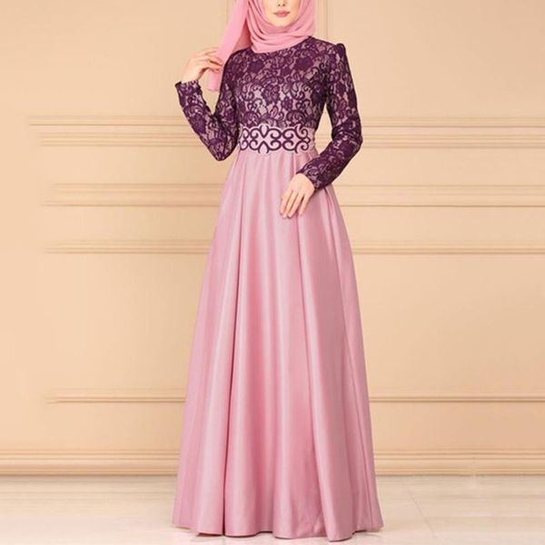Robes de maternité Robes de maternité Robe Femmes Musulman Caftan Arabe Jilbab Abaya Islamique Dentelle Couture Maxi Chic 2023 Tendance Sukienka