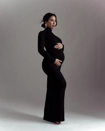 Robes de maternité Robes de maternité pour Poshoot grossesse femmes moulante Maxi robes longues vêtements pour femmes enceintes pographie babyshower accessoires 231007