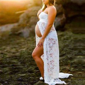 Robes de maternité femmes enceintes robe de maternité pour photographie séance photo été dentelle robe grossesse vêtements de maternité
