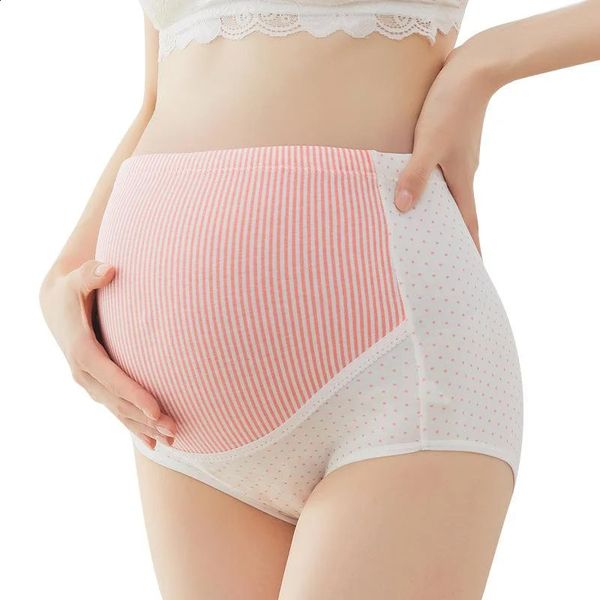 Maternité Intimates 4PcsLot culottes taille haute culotte pour femmes enceintes sous-vêtements caleçons de grossesse fghj 231102
