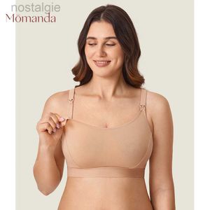 La maternité intime le coton maternité infirmière sports de soutien-gorge allaitement pour les femmes enceintes réconfortés sous-vêtements plus taille yoga respirant couverture complète D240426