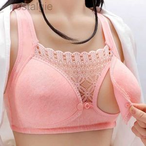 La maternité intime le coton Nouveau soutien-gorge d'allaitement maternité de maternité de maternité pour nourrir les vêtements pour femmes enceintes maternité sous-vêtements de grossesse D240426