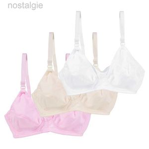 La maternité intime la maternité infirmière soutien-gorge en coton souples de soutien-gorge d'alimentation mince douce facile à mettre dans un tampon de débordement pour les femmes enceintes D240426