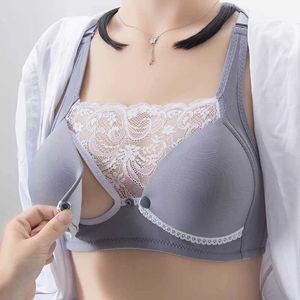 Zwangerschap Intimates Nieuw type verpleegkundige beha kant katoen zwangere dames borstverbetering gebruikt voor voeding ondergoed ademende D240527