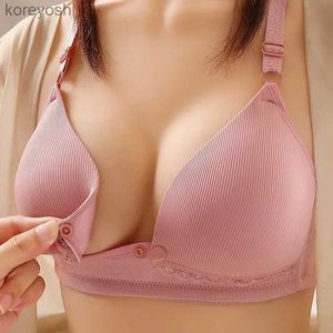 Maternity Intimates Nursing Bra Women Nursing Nights Maternity Underwear Open Cup Bra Breastfeeding Bra Traceless and Breathable Maternity ClothesL231017