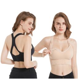 Zwangerschap Intimates naadloze yoga sportbeha voor vrouwen duwen geen draad sportief mooie mooie rug ondergoed borstvoeding met gevecht 230425