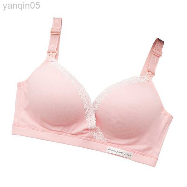 La maternité intime des soins infirmiers avec des sous-vêtements de maternité en filtre avec un soutien-gorge en coton en coton pour les femmes enceintes de grossesse HKD230812