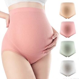 Maternity Intimates para mujeres Mujeres embarazadas de la cintura alta del soporte abdominal de apoyo abdominal cómoda y transpirable