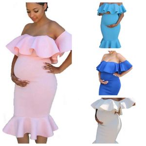 Vestidos de maternidad para mamá para Po Shoot Vestido Ropa para embarazadas Vestido Pografía Accesorios Falda Ropa de diseñador de boda suave 2024 Nuevo estilo Moda Diseño único