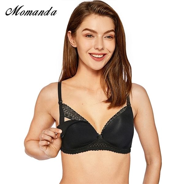 Maternité Allaitement Soutien-Gorge Pour Les Femmes Enceintes Fil Sans Dentelle Allaitement Sous-Vêtements Bralette 210918