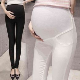 Moederschap potloodbroek voor zwangere vrouwen skinny broeken zwangerschap kleding moederschap kleding leggings 210721