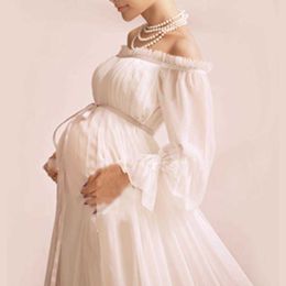 Accessoires de photographie de maternité, robes pour femmes enceintes, vêtements de maternité pour séance Photo, robes de grossesse