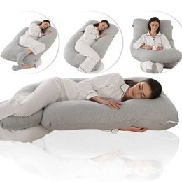 Zwangerschapskussens 3.1 kg Zwangerschap Kussen U Vorm Case Wasbaar Zwangere Momy Full Body Pillow verwijderbaar multifunctioneel verpleegkussen Q240527