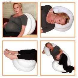 Almohadas de maternidad Almohada corporal cómoda de lujo Longitud total del cuerpo Almohada prenatal para el embarazo Almohada corporal cómoda WhiteL231105