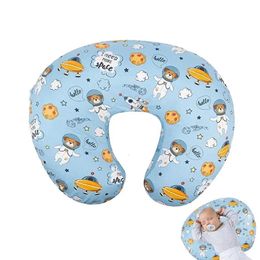 Oreillers de maternité pour enfants, taie d'oreiller avec fermeture éclair, 56x40cm, corps en forme de U, fournitures douces amovibles, lavables pour chambre à coucher, 231208