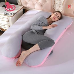 Maternité Oreillers Maternité Grossesse Petit Ami Bras Corps Dormir Taie D'oreiller Couvre Sommeil U Forme Housse De Coussin Maternité U-forme Taie D'oreiller 230821